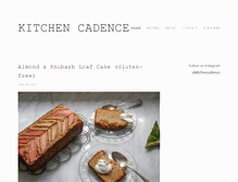 Tablet Screenshot of kitchencadence.com